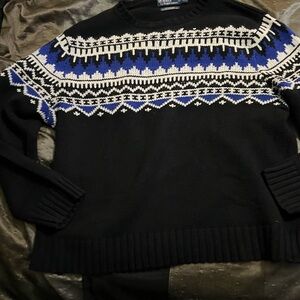 POLO RALPH LAUREN SPACE INVADERS SWEATER XXL